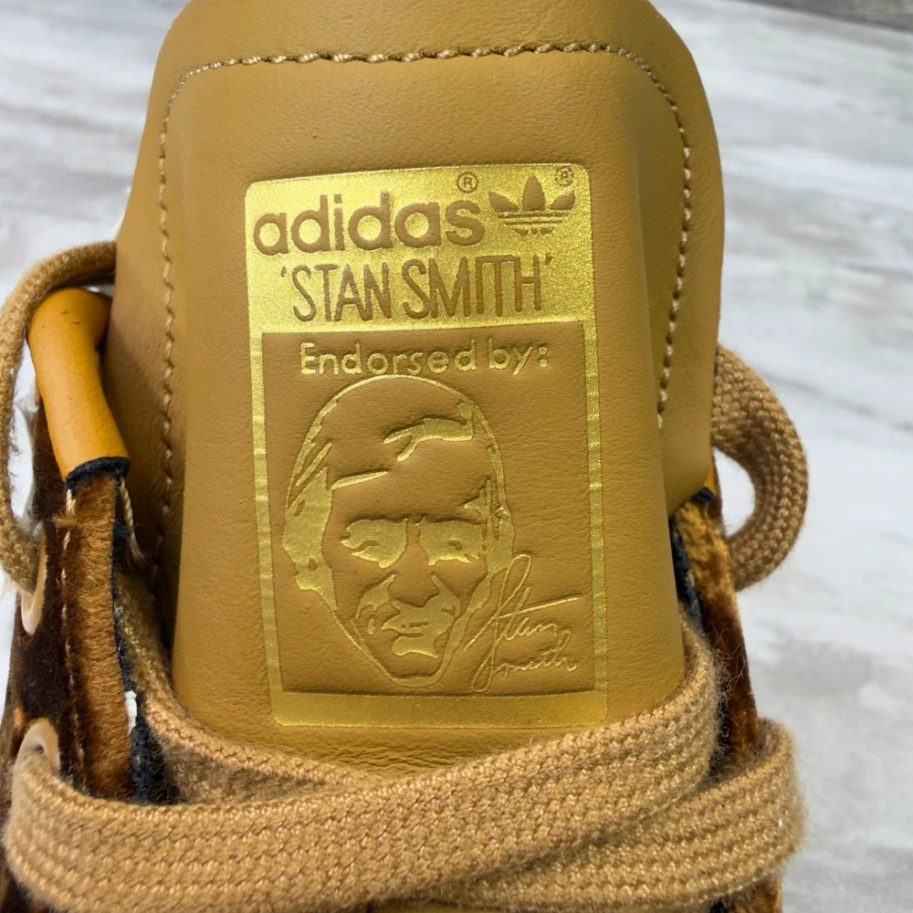 Adidas Stan Smith Mens Size 7 Velvet Sneakers Mesa Brown EH0175